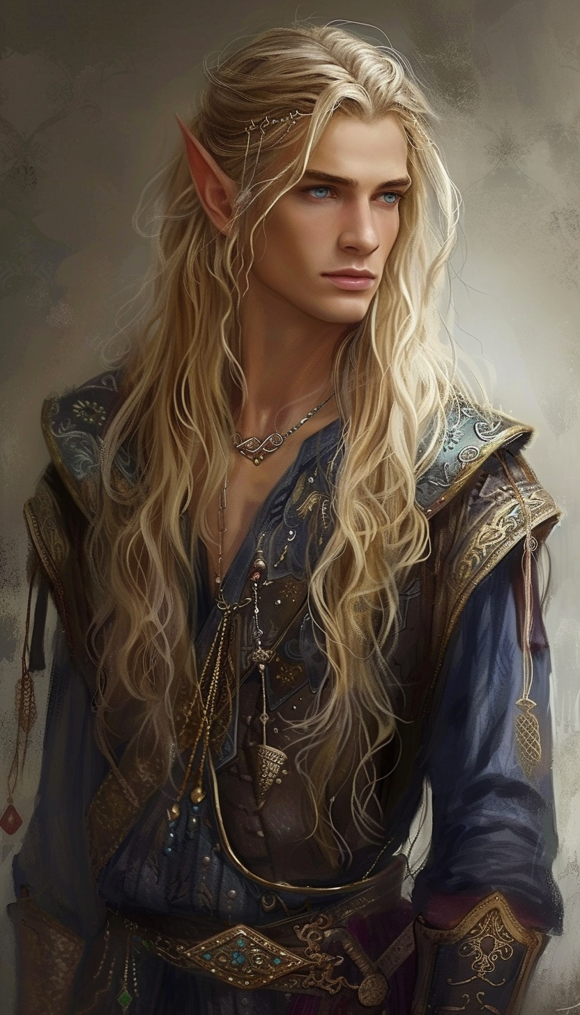 Elf Prince with Blond Hair