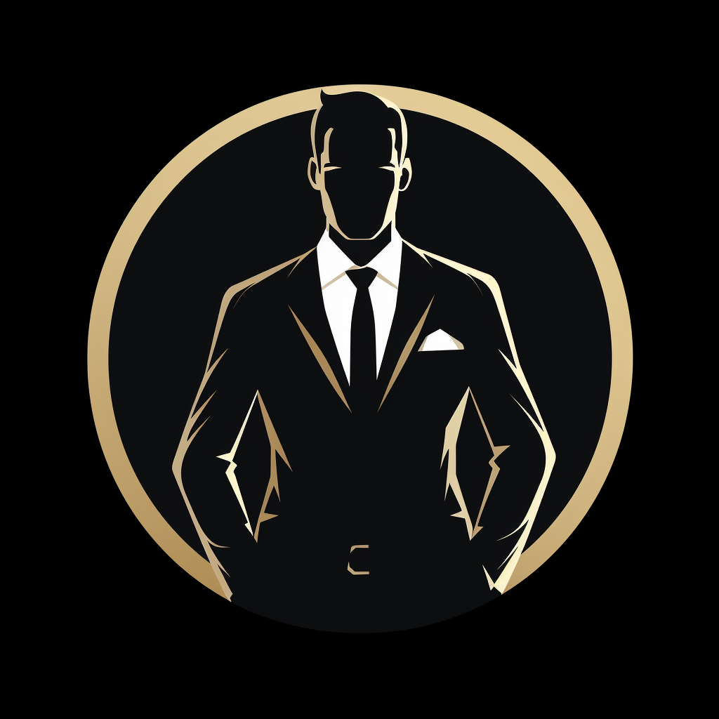 Elite Turf Logo with Businessman in Black Suit