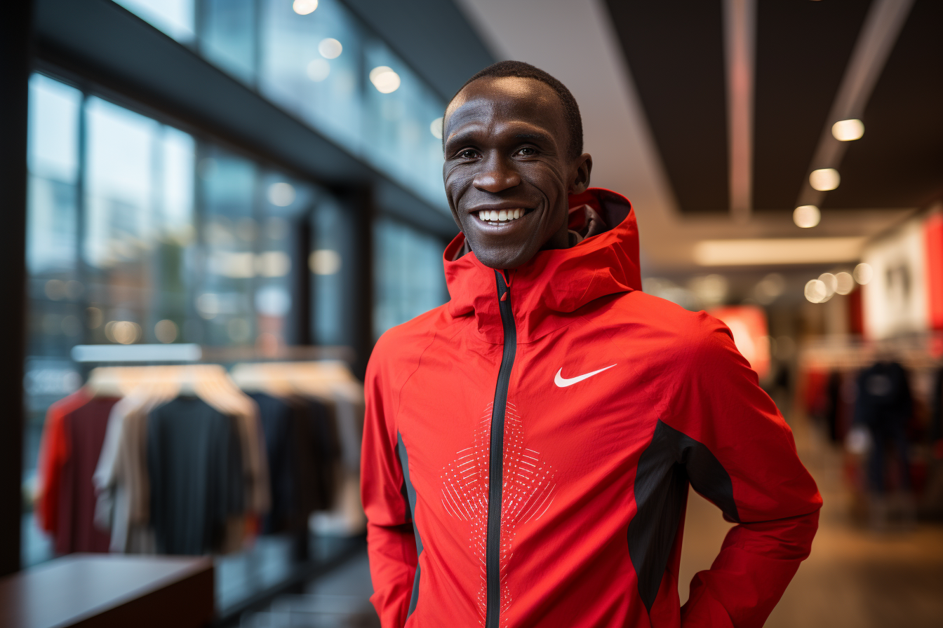 Eliud Kipchoge breaking running record