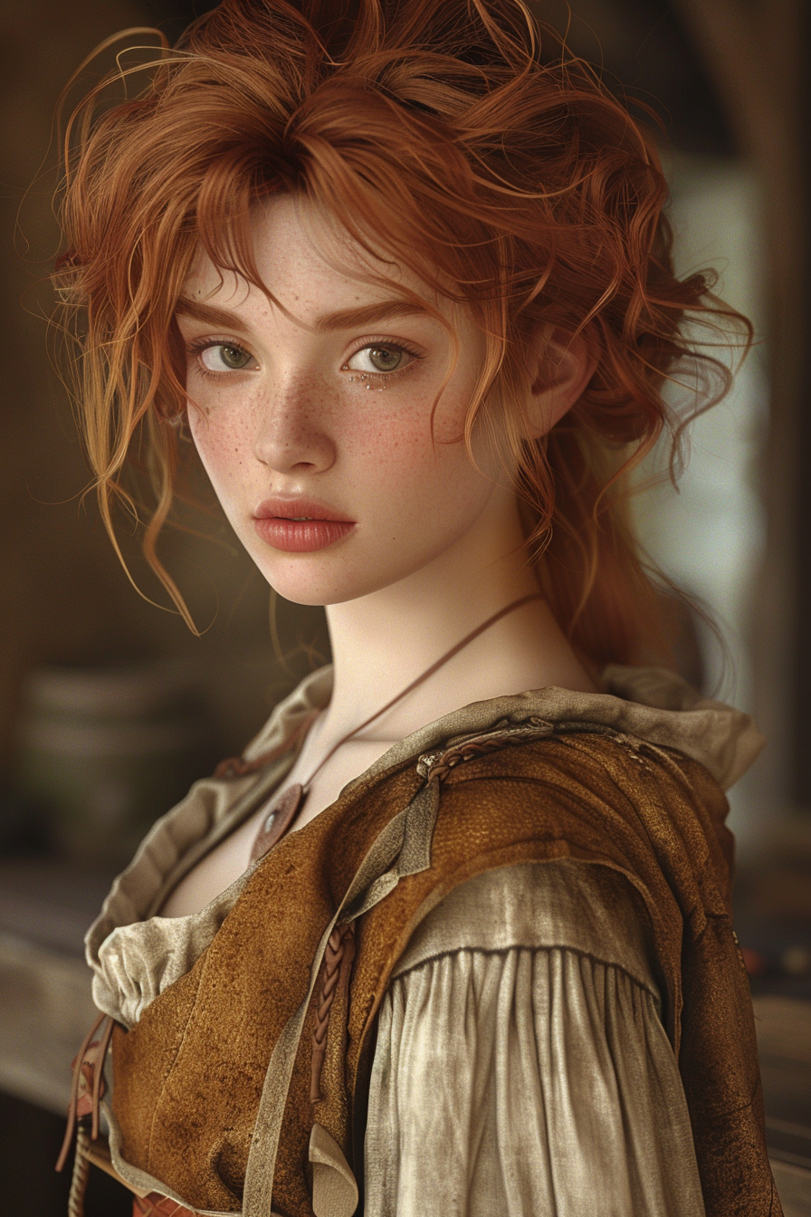 Elizabethan Tudor Fantasy Thief Girl