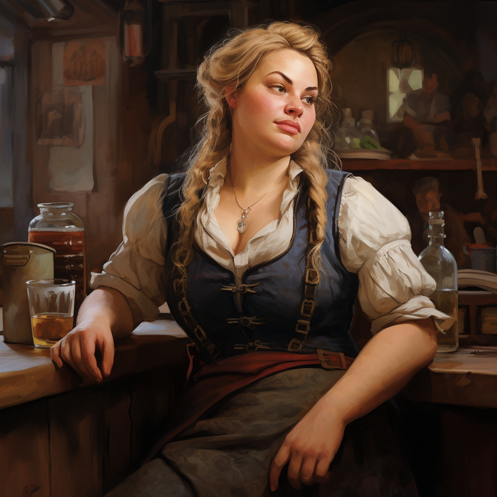 Fat Elle King as Tavern Waiter