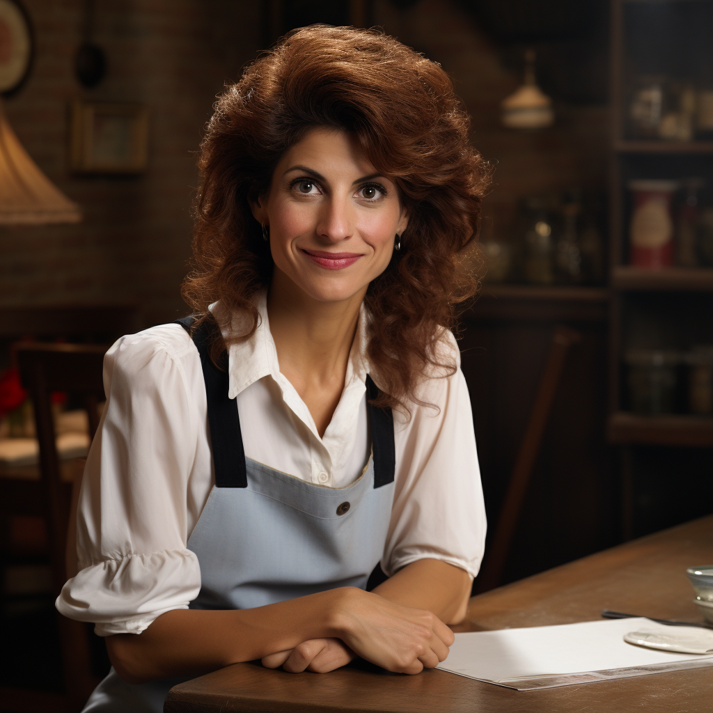 Anorexics Nia Vardalos as a tavern waiter