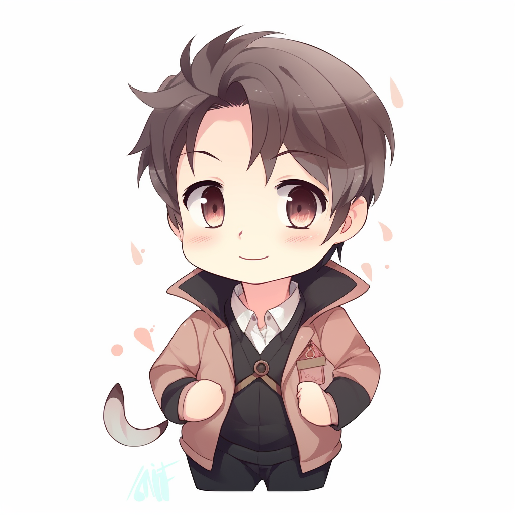 Elon Musk as Cute Anime Character