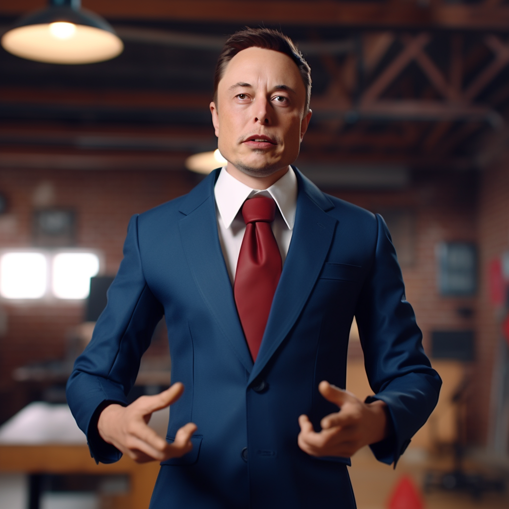 Claymation of Elon Musk