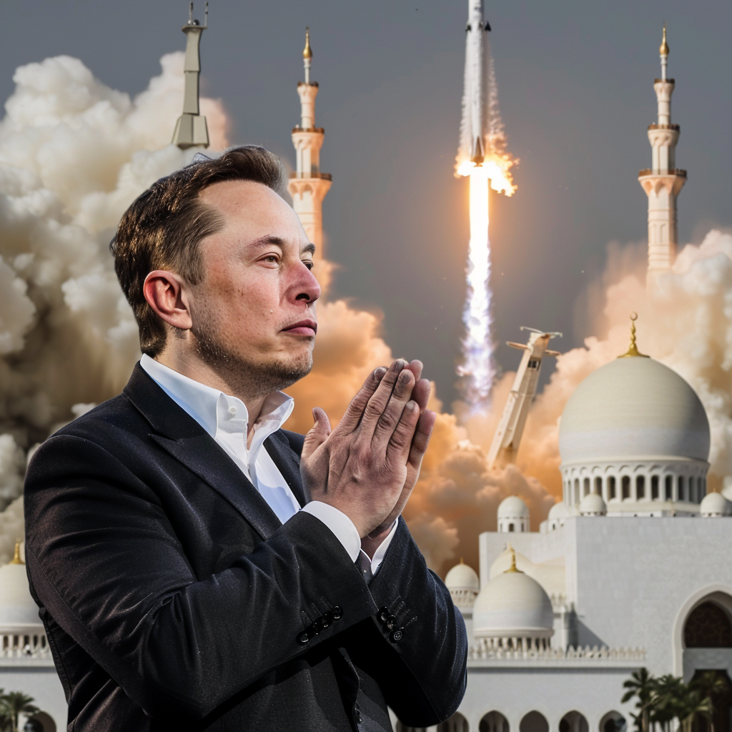 Elon Musk Fires Rocket at Mosque