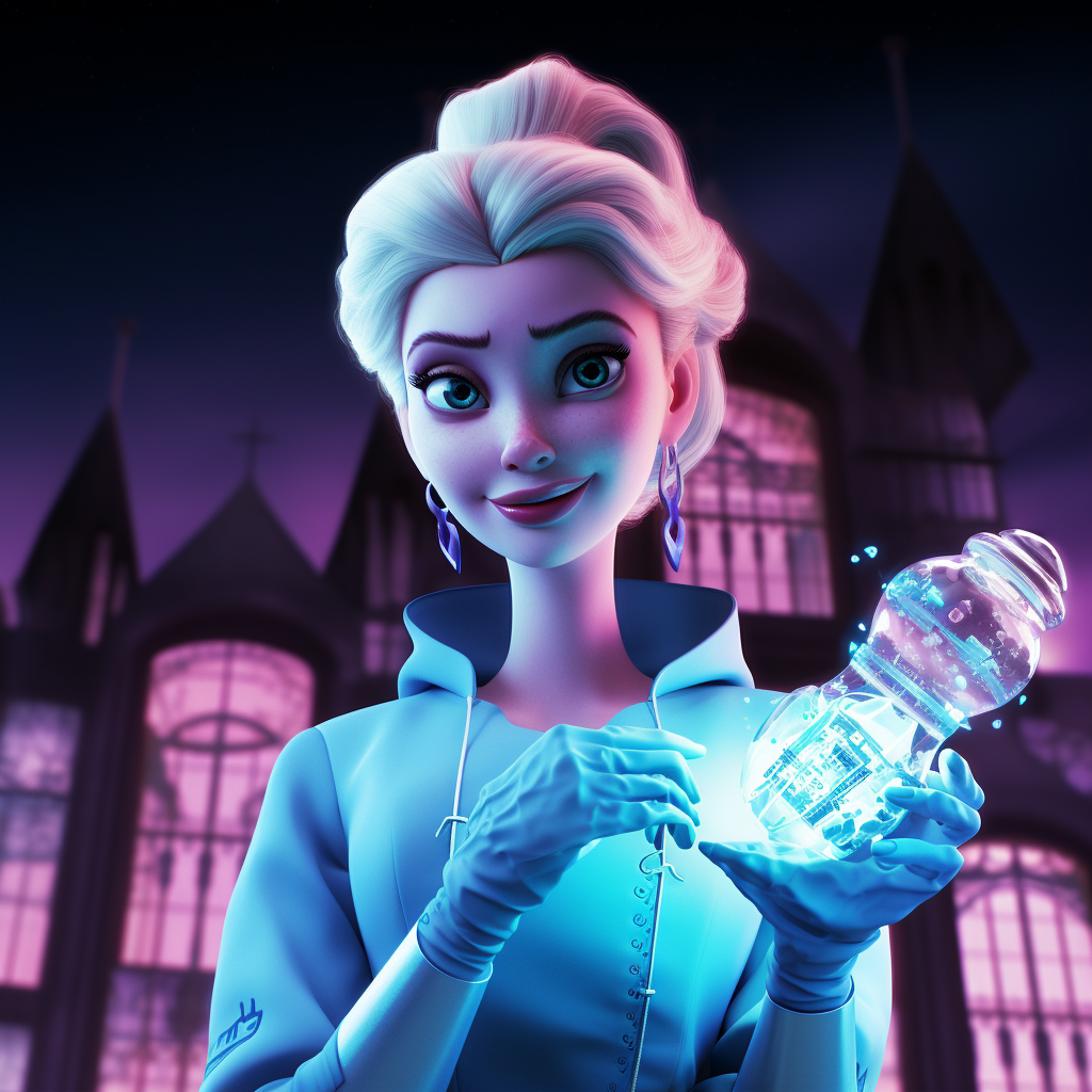 Elsa Frozen Hand Glove Blink 182