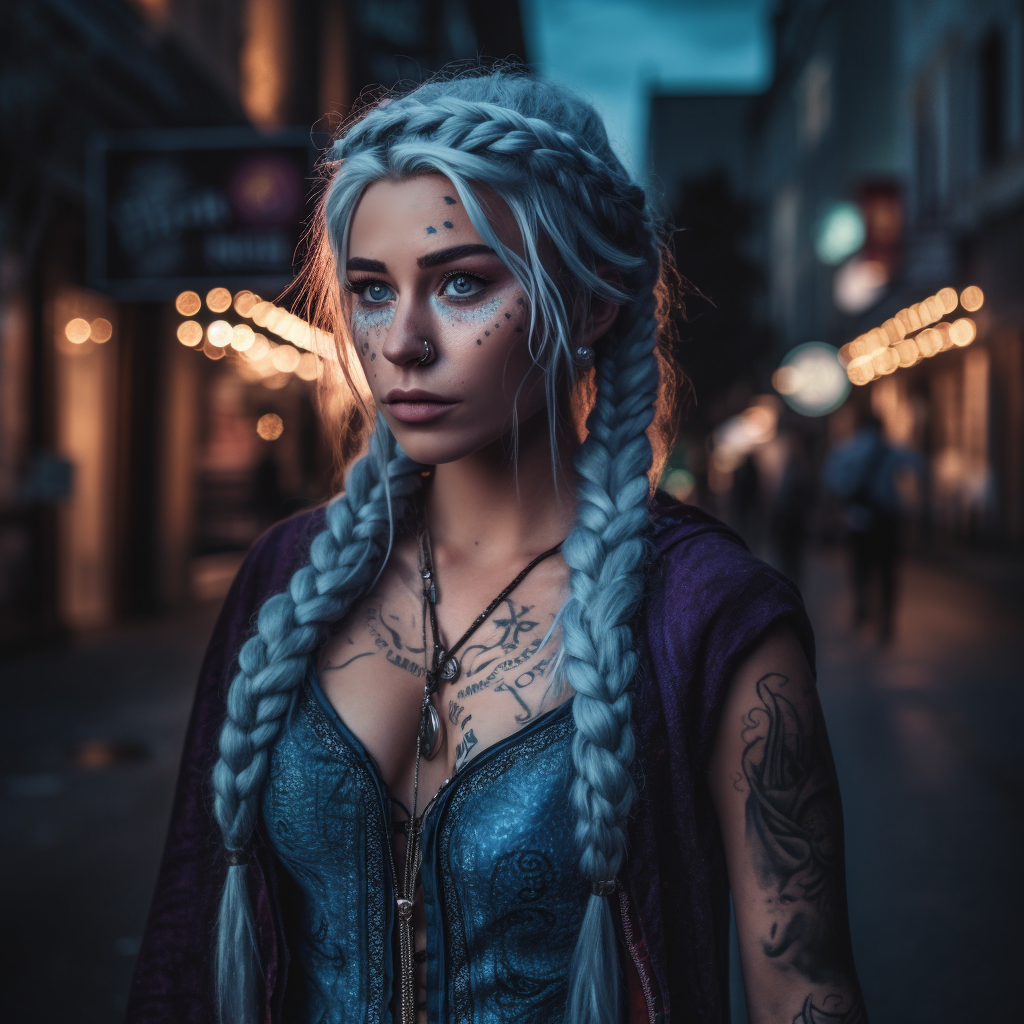 Elsa Disney Real Life Nighttime Street