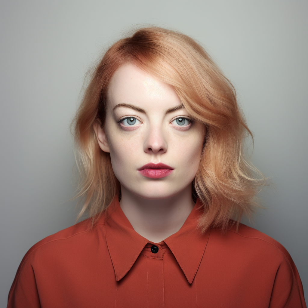 Emma Stone mugshot image