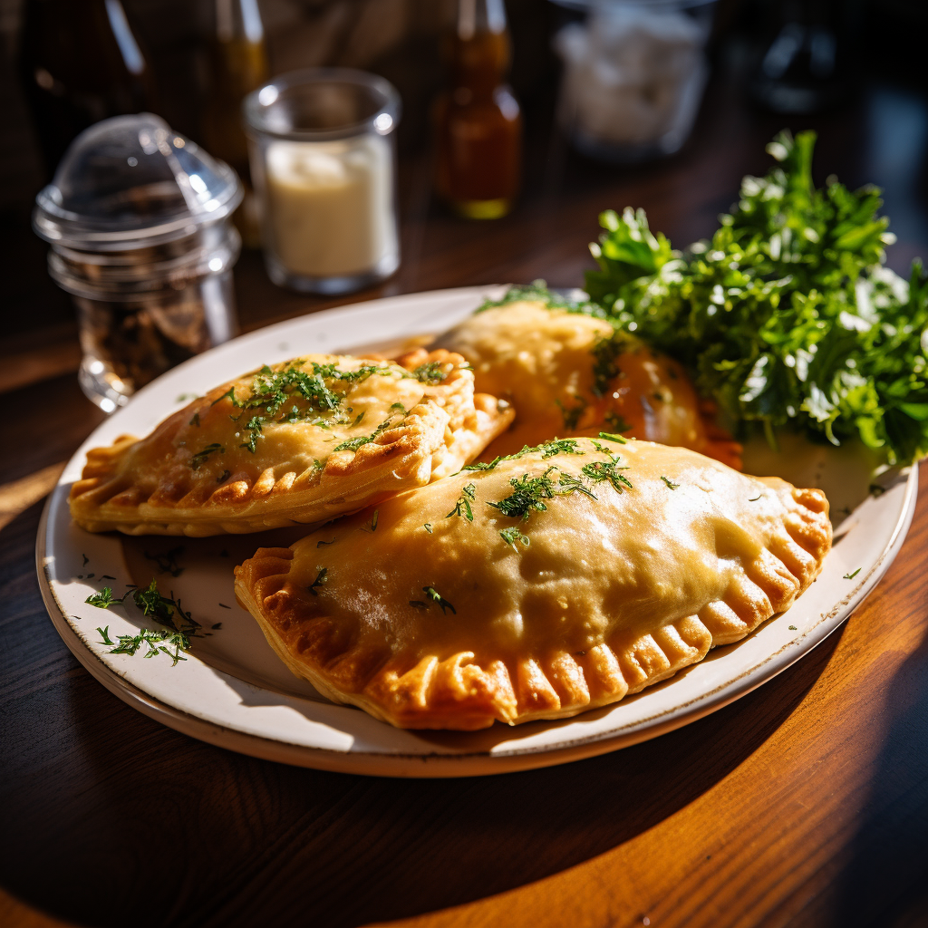 Savory Empanada Dish on Plate