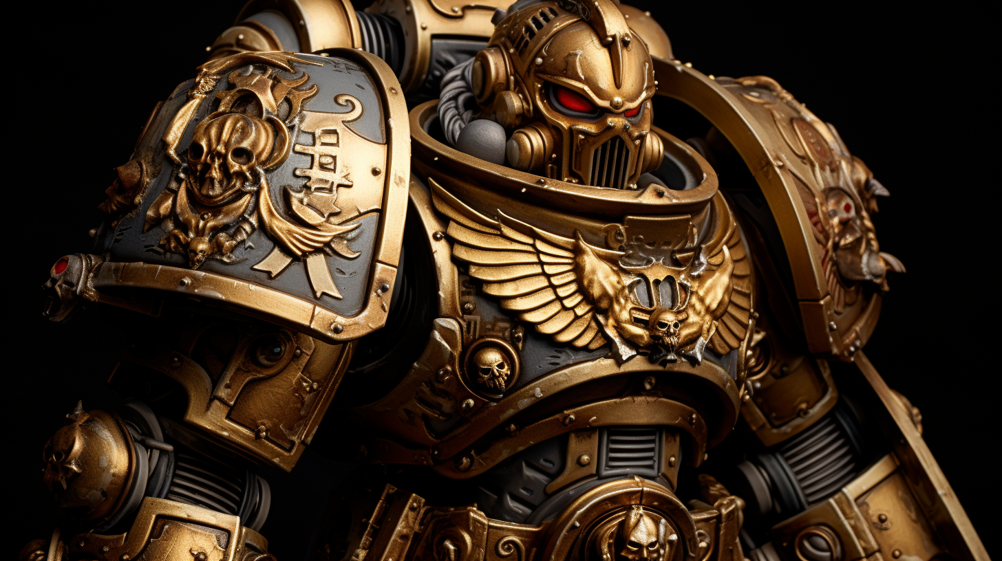 Warhammer 40k emperor on golden throne