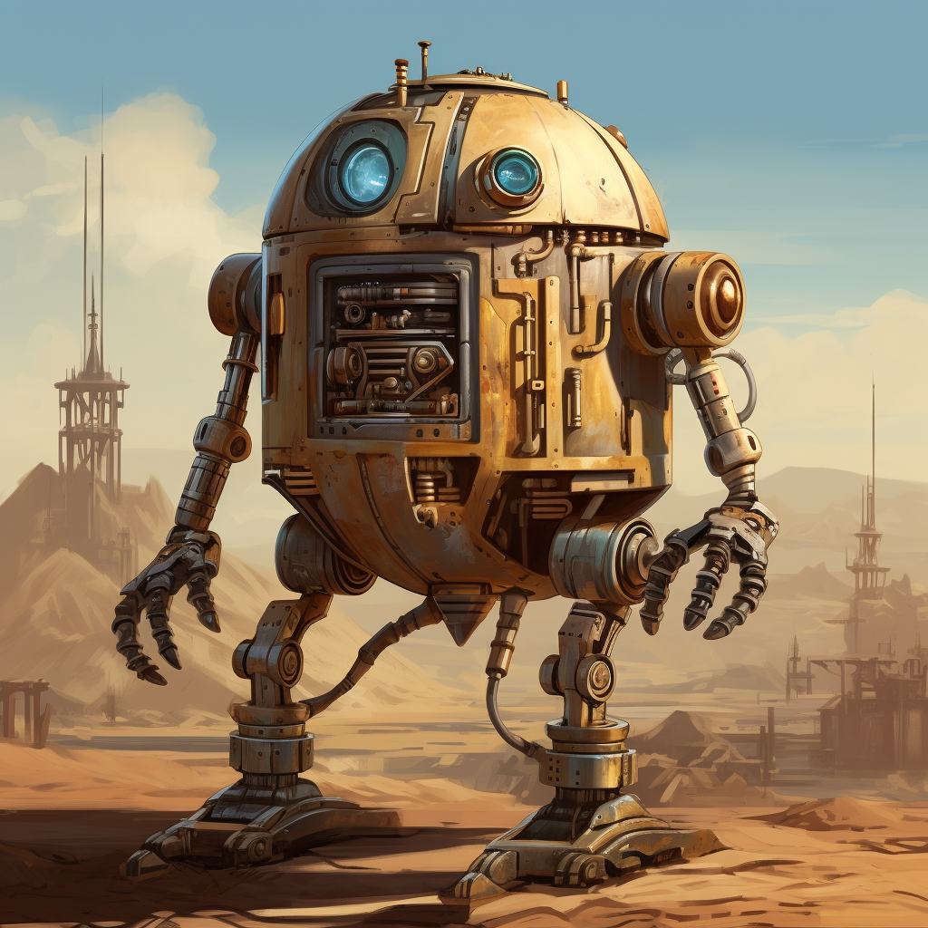 Steam Punk Empire Scout Droid