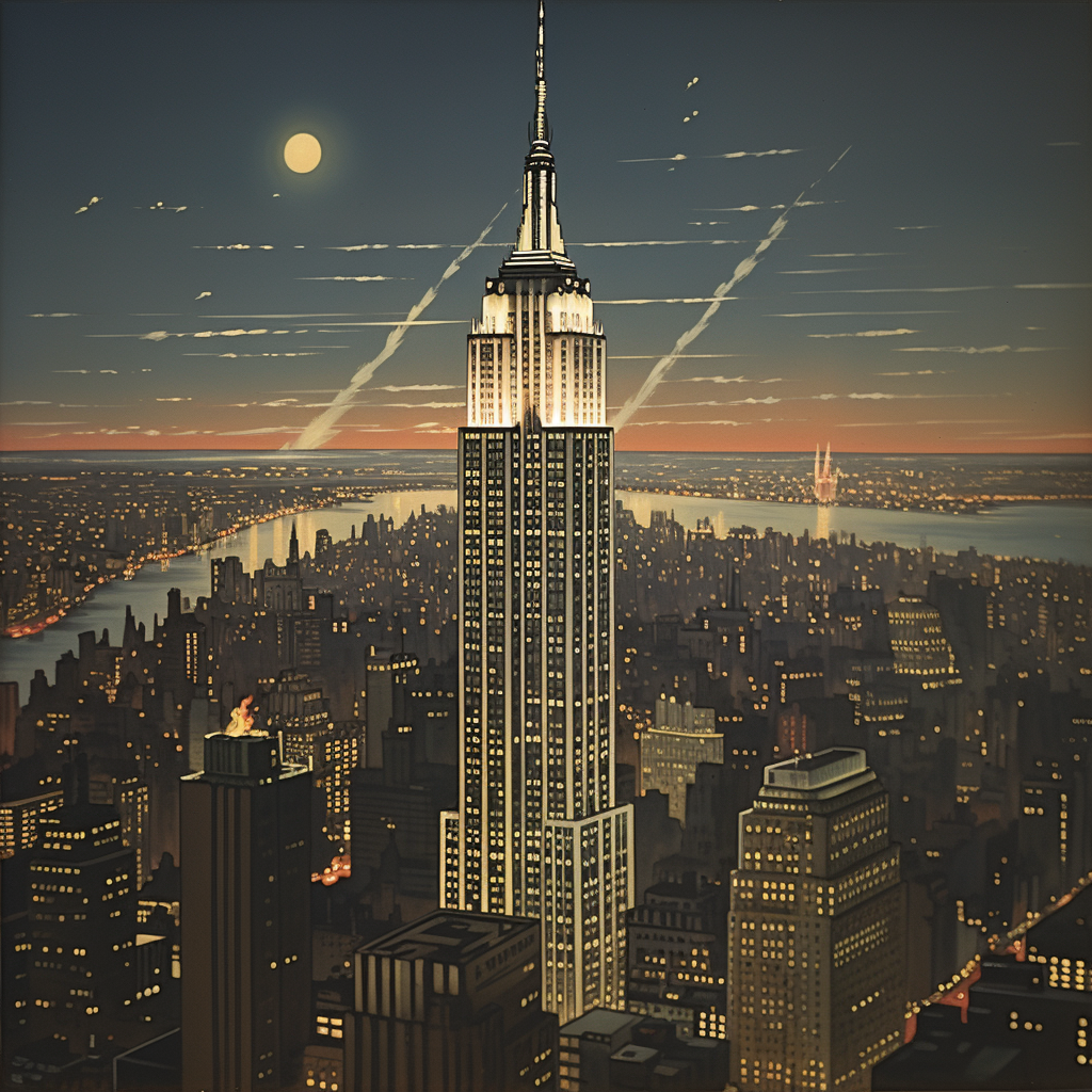 Vintage Empire State Building Ad