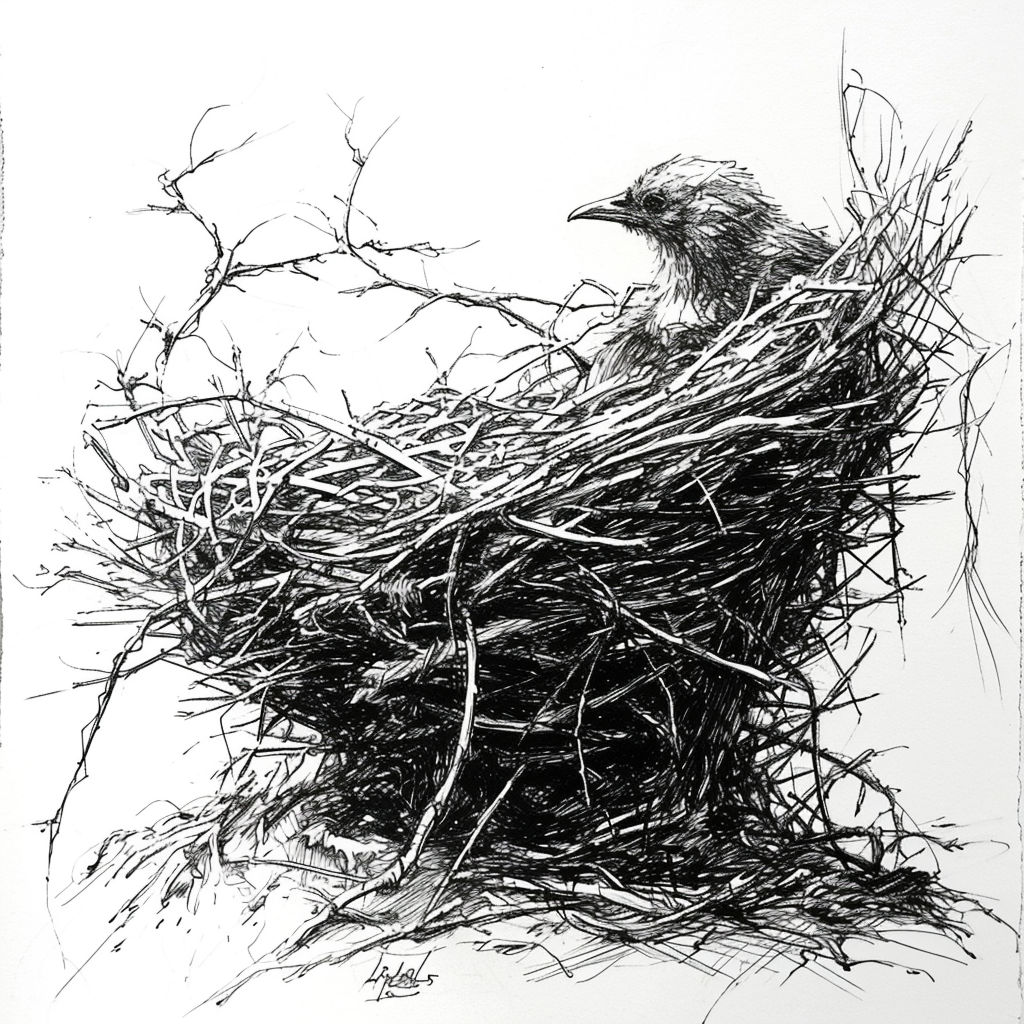 Illustration of amateur empty nest