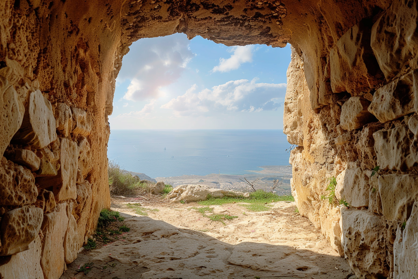 Empty Tomb Jesus View Outwards