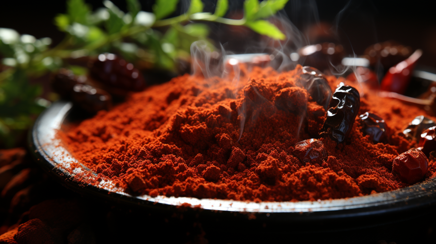 Close-up of encrusted dirt on a pan