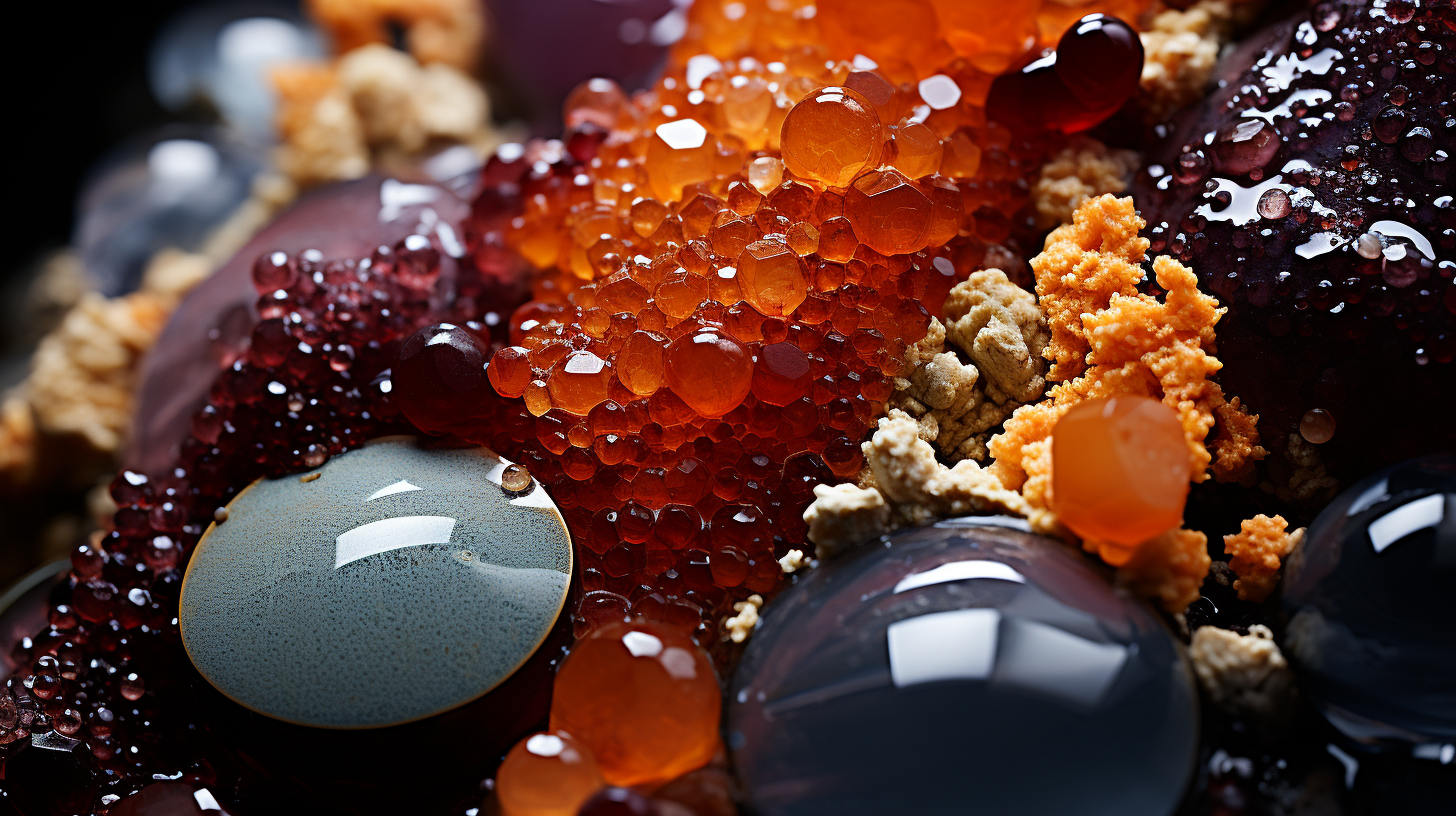 Close Up Texture of Encrusted Food Dirt on Glass