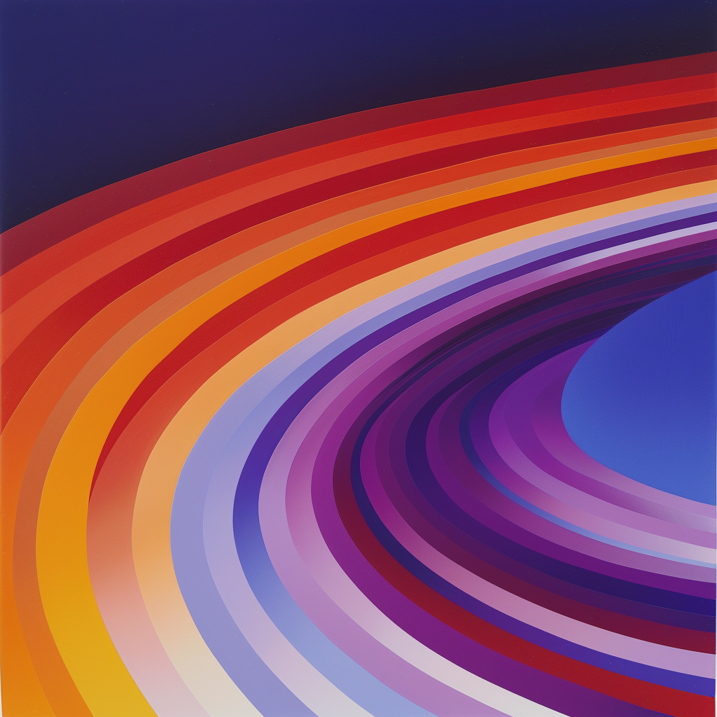 Colorful Mobius Stripe Illustration