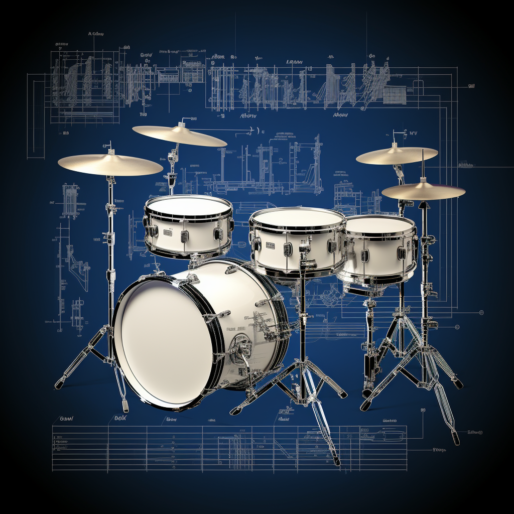 LP Timbales Blueprint with Sound Waves