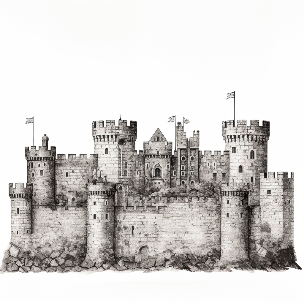 English Castle Wall Pattern