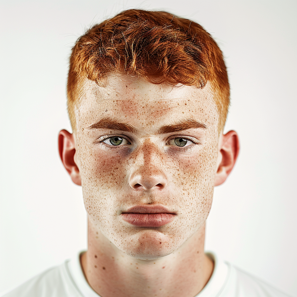 Young English Football Manager Portrait