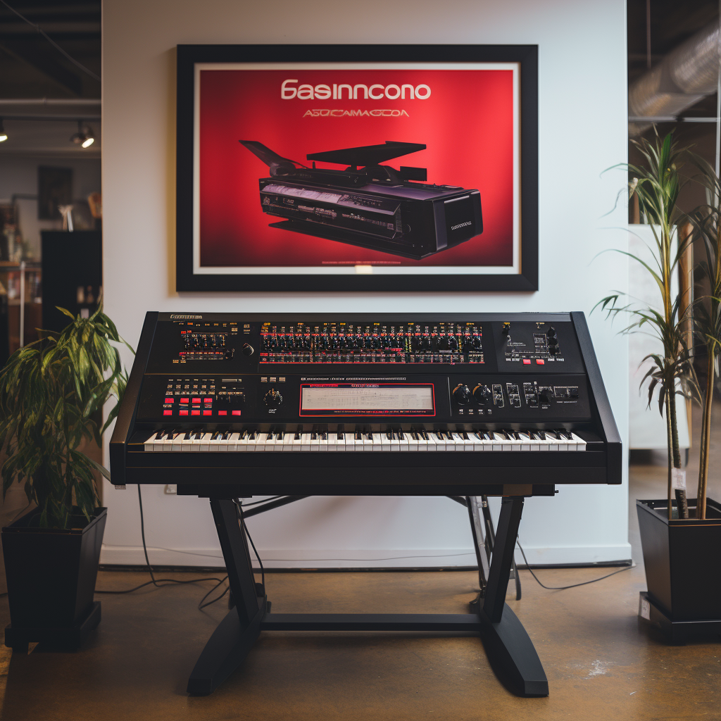 Ensoniq 5503 on Amazing Music Synthesizer Poster