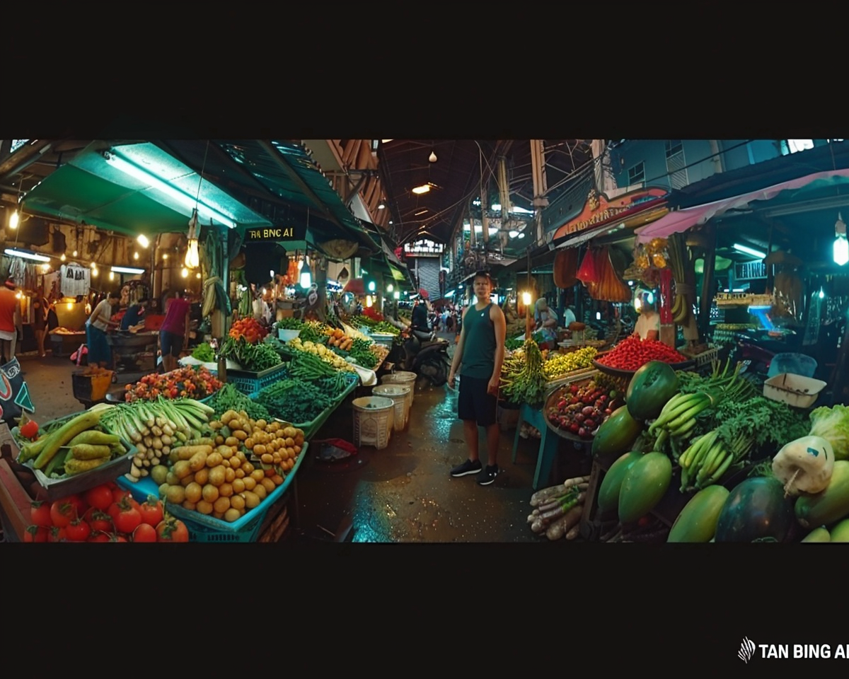 Jet Li Vegetable Stall Welfie