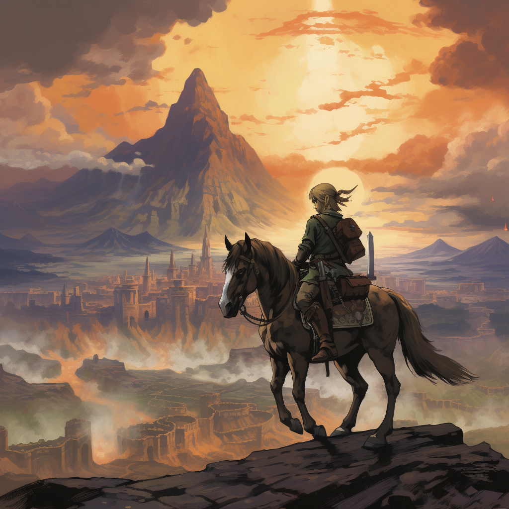 Epona from Twilight Princess illustration