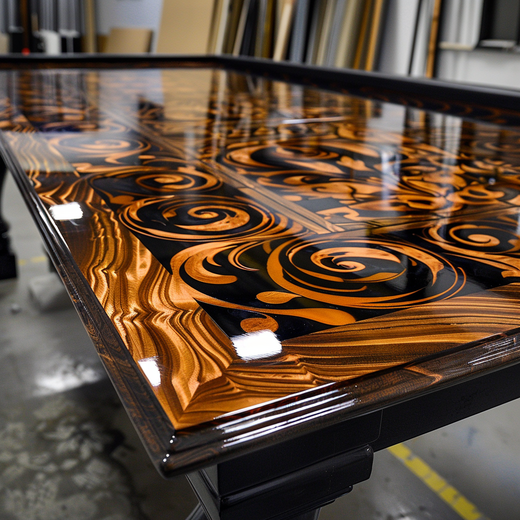 Epoxy Monopoly Table Design