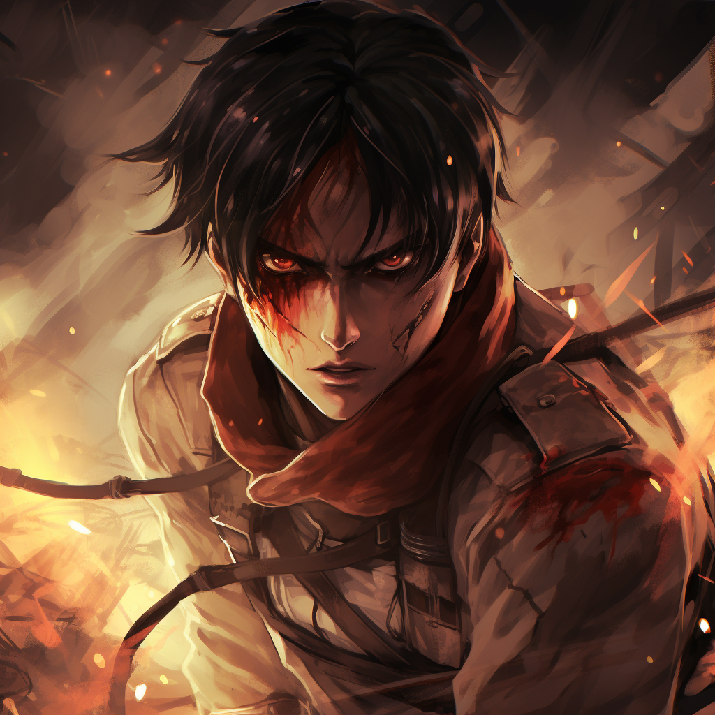 Character Eren Jaeger from Attack on Titan