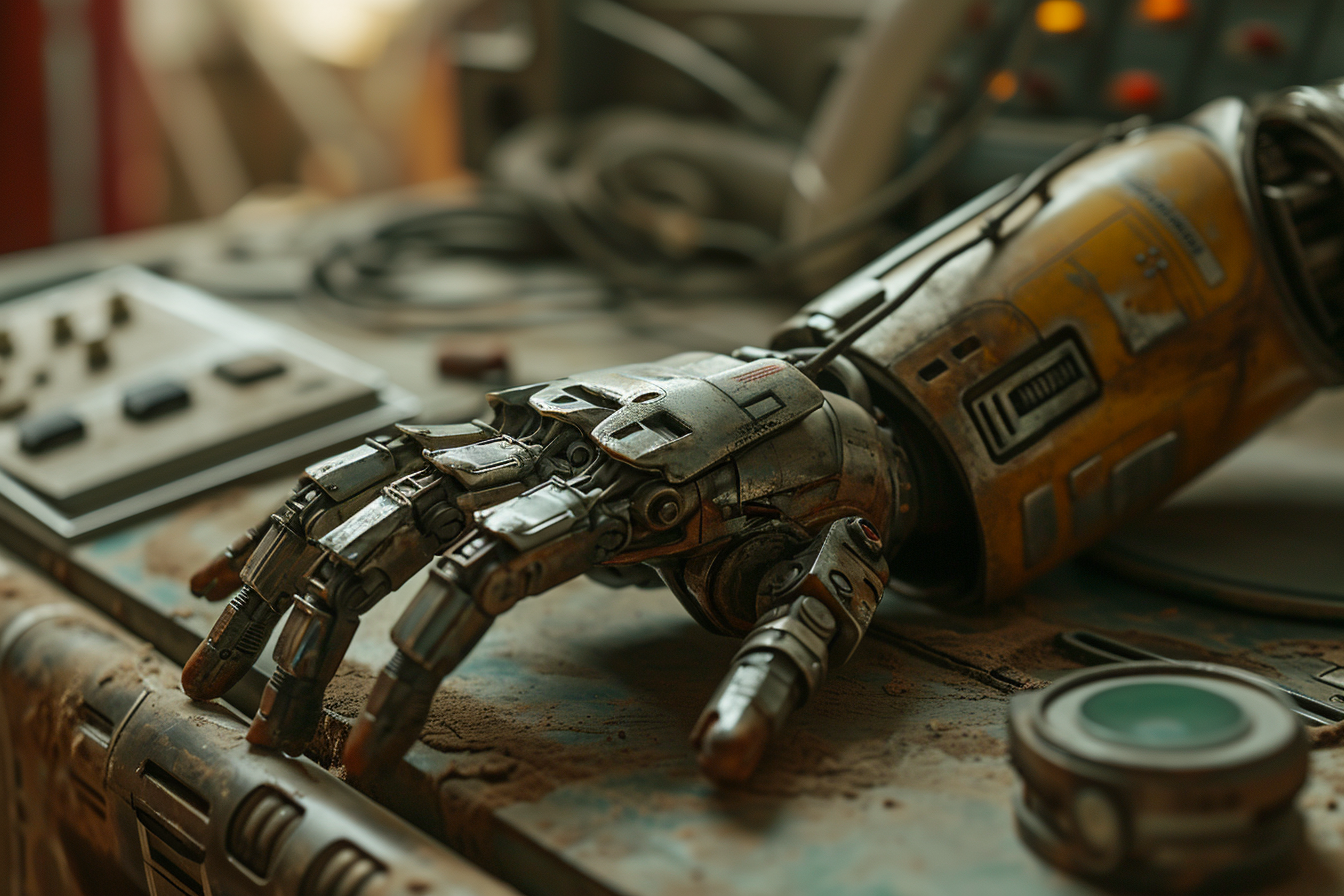 Close-up of reimagined ET arm