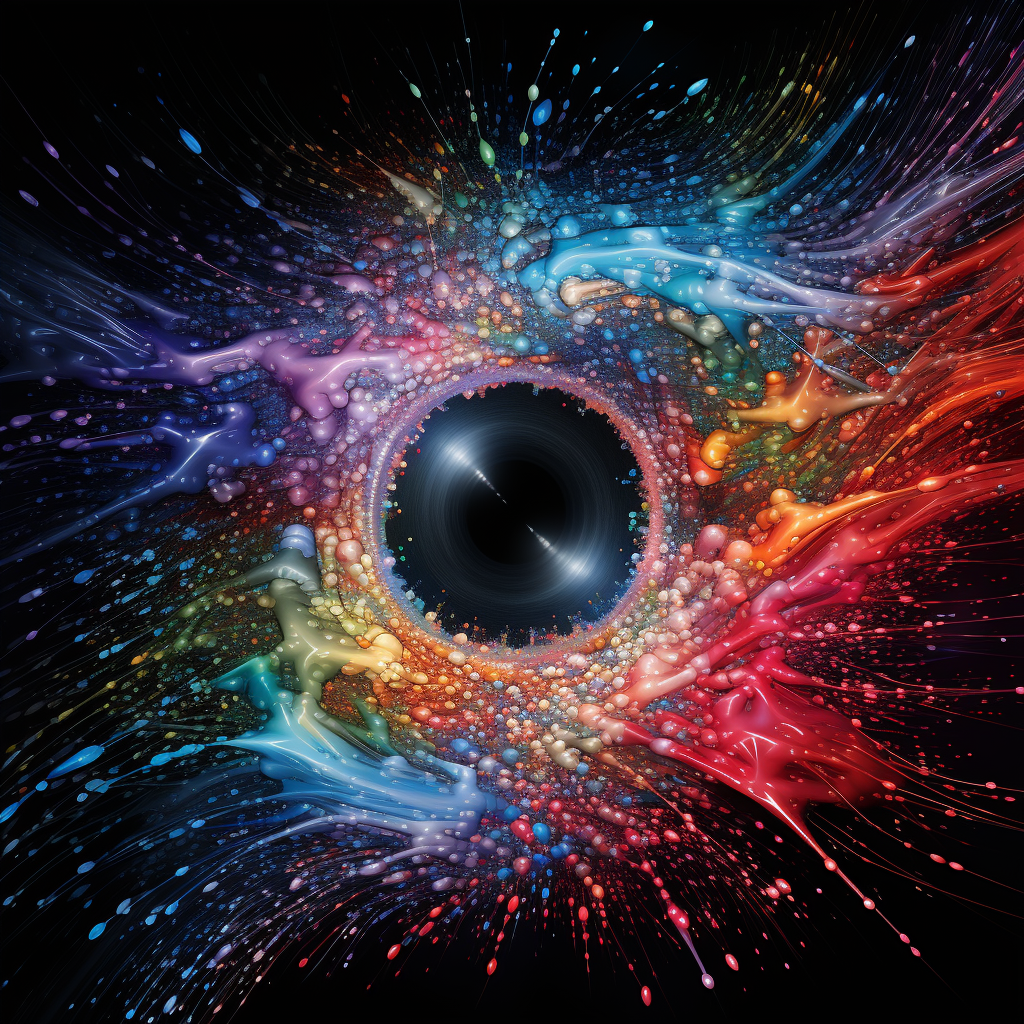 Abstract Quantum Eye Artwork