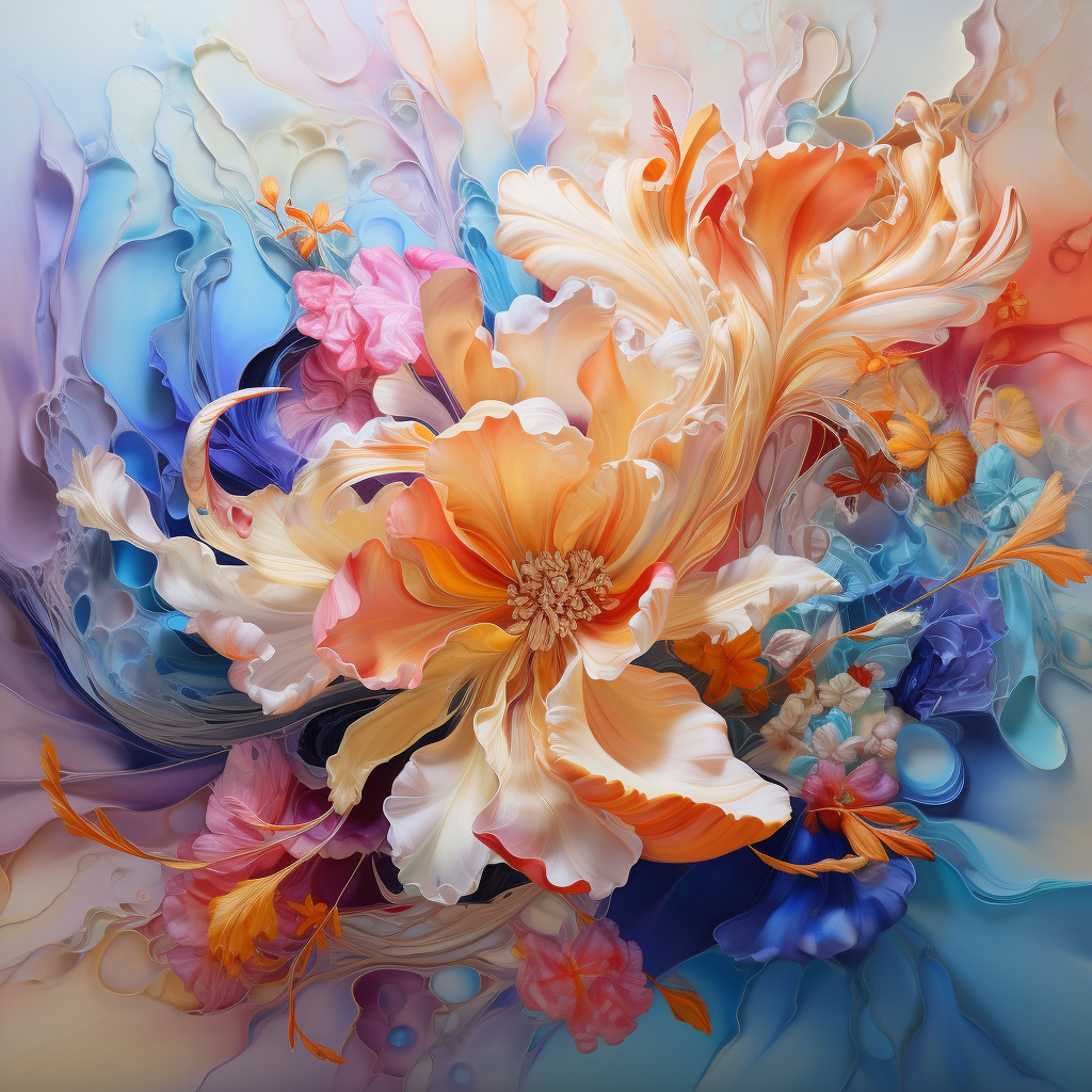 Stunning Ethereal Abstract Floral Art