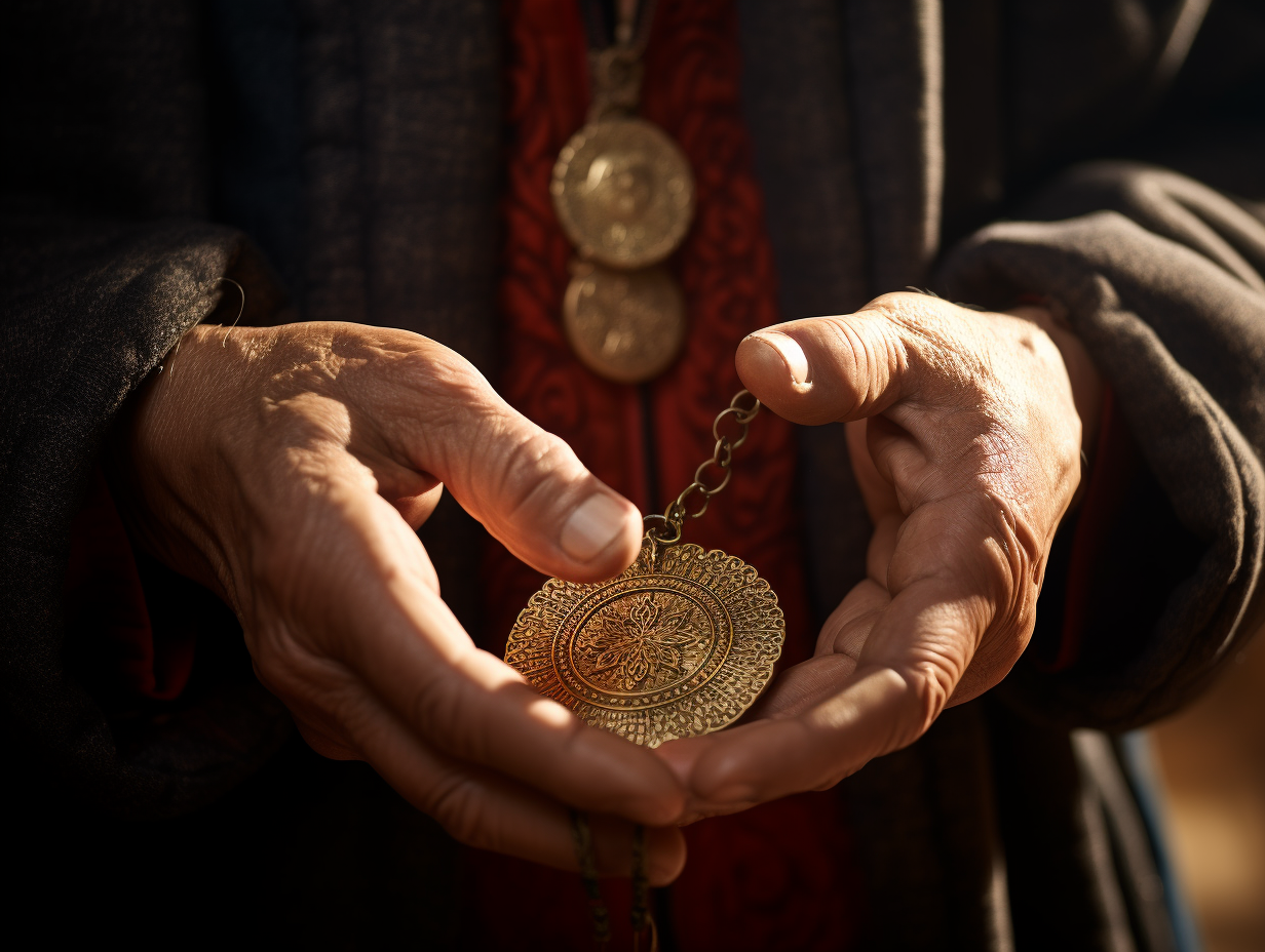 Hands of 65-Year-Old Male in Prayer