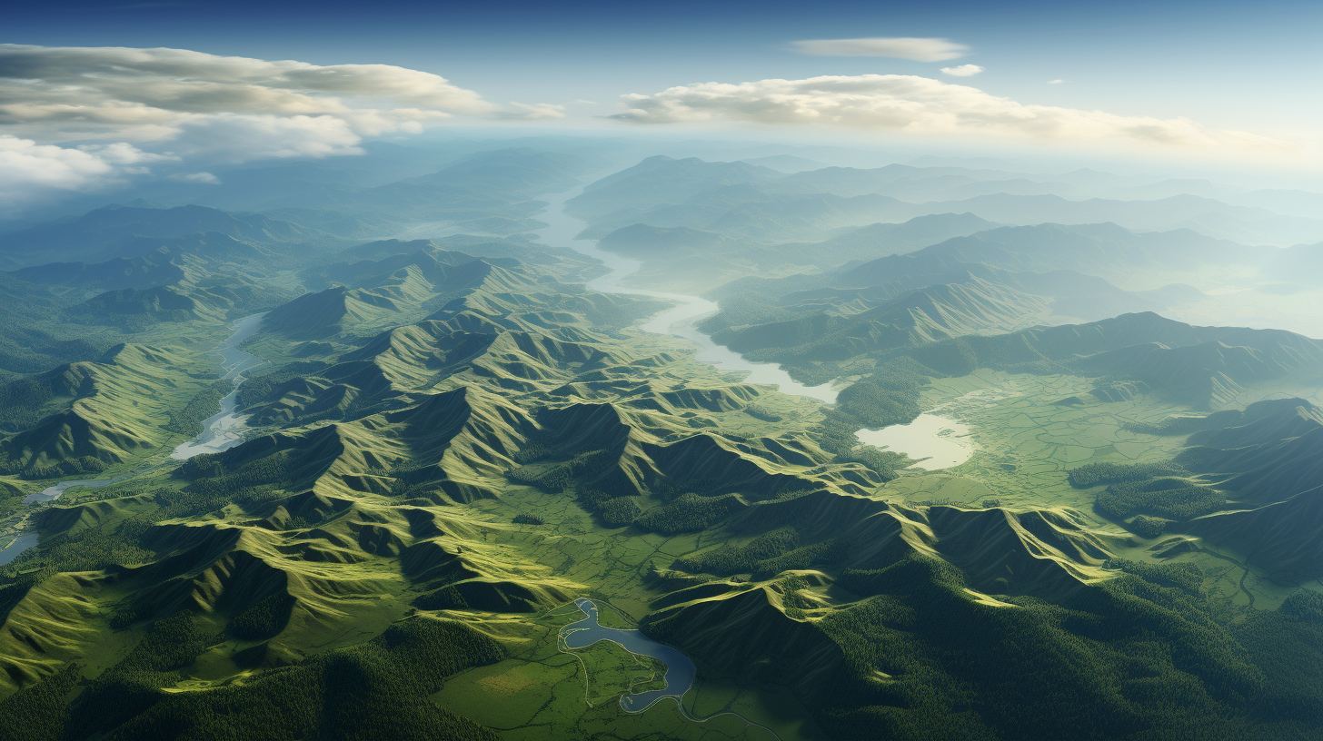 Central Europe Carpathian Hills Landscape