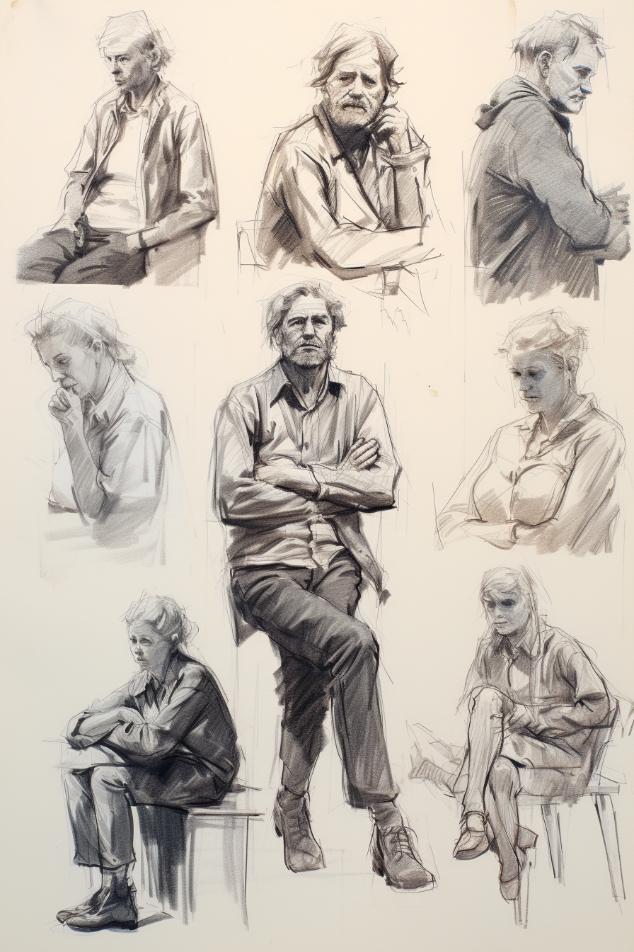 Sketches of European People