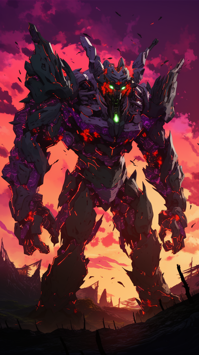 Angry Evangelion Giant Roaring