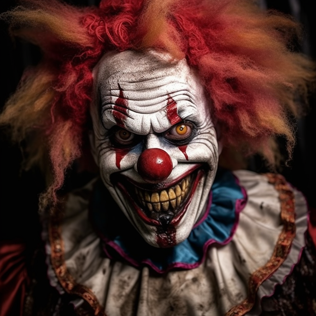 Sinister Halloween Clown Image