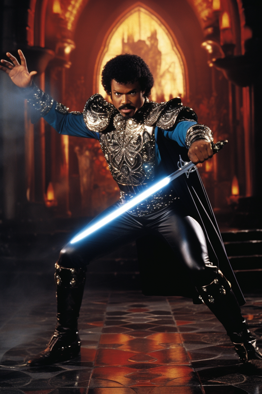 Dark Fantasy Film Excalibur Lando Star Wars Pose