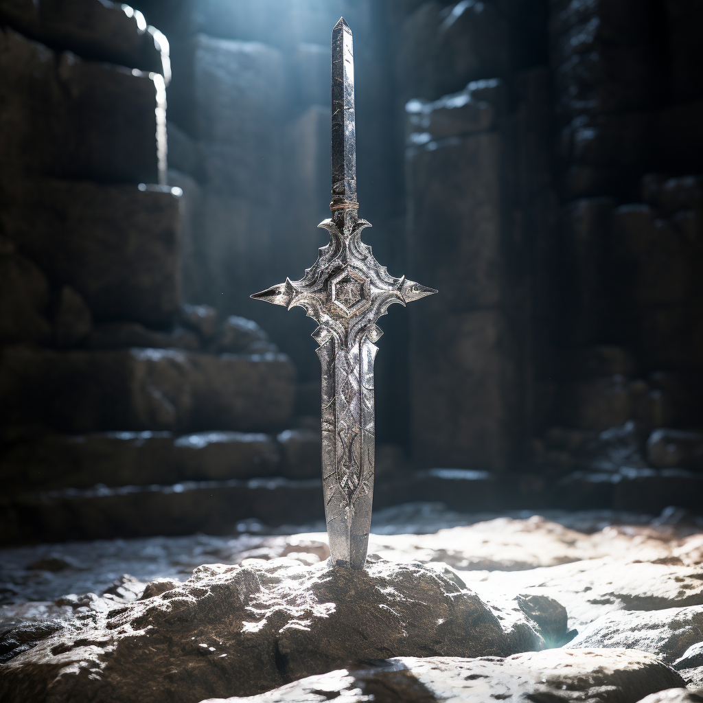 Excalibur Sword with Dynamic Lighting