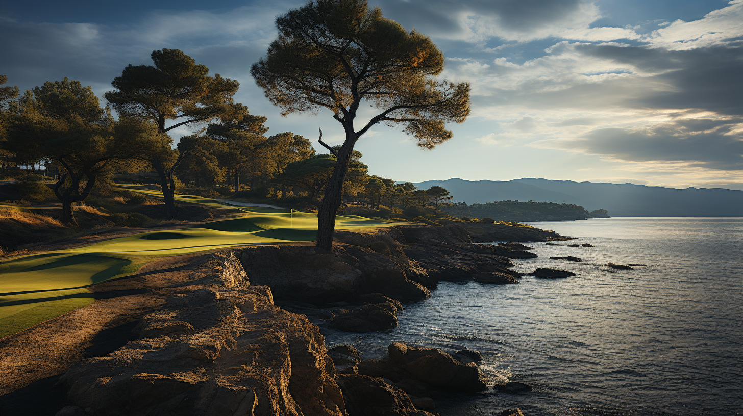 Stunning Golf Course with Pentax Shot