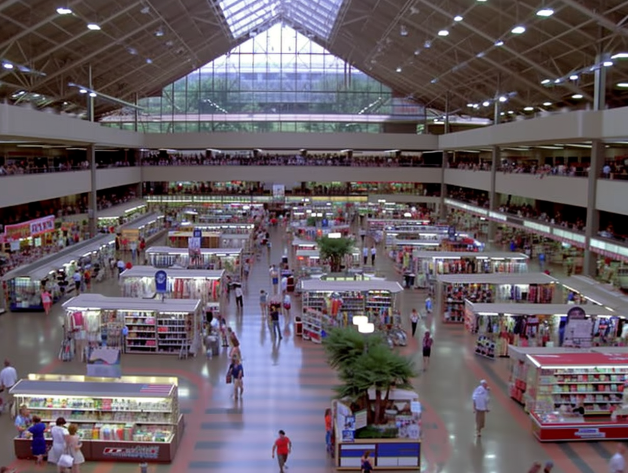 Exhibition Clothes Booths Diagonal View