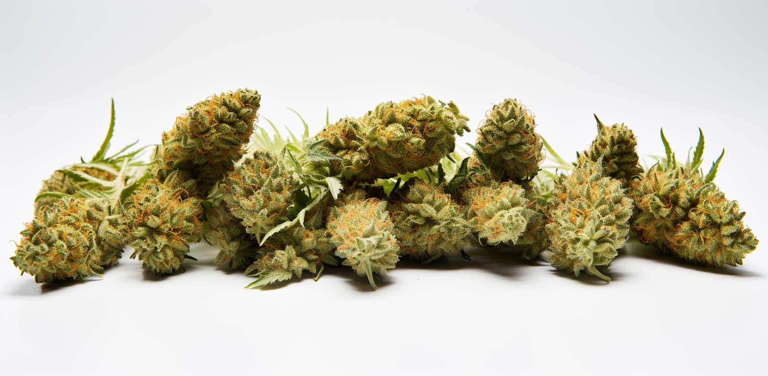 Premium Exotic Cannabis Buds close-up