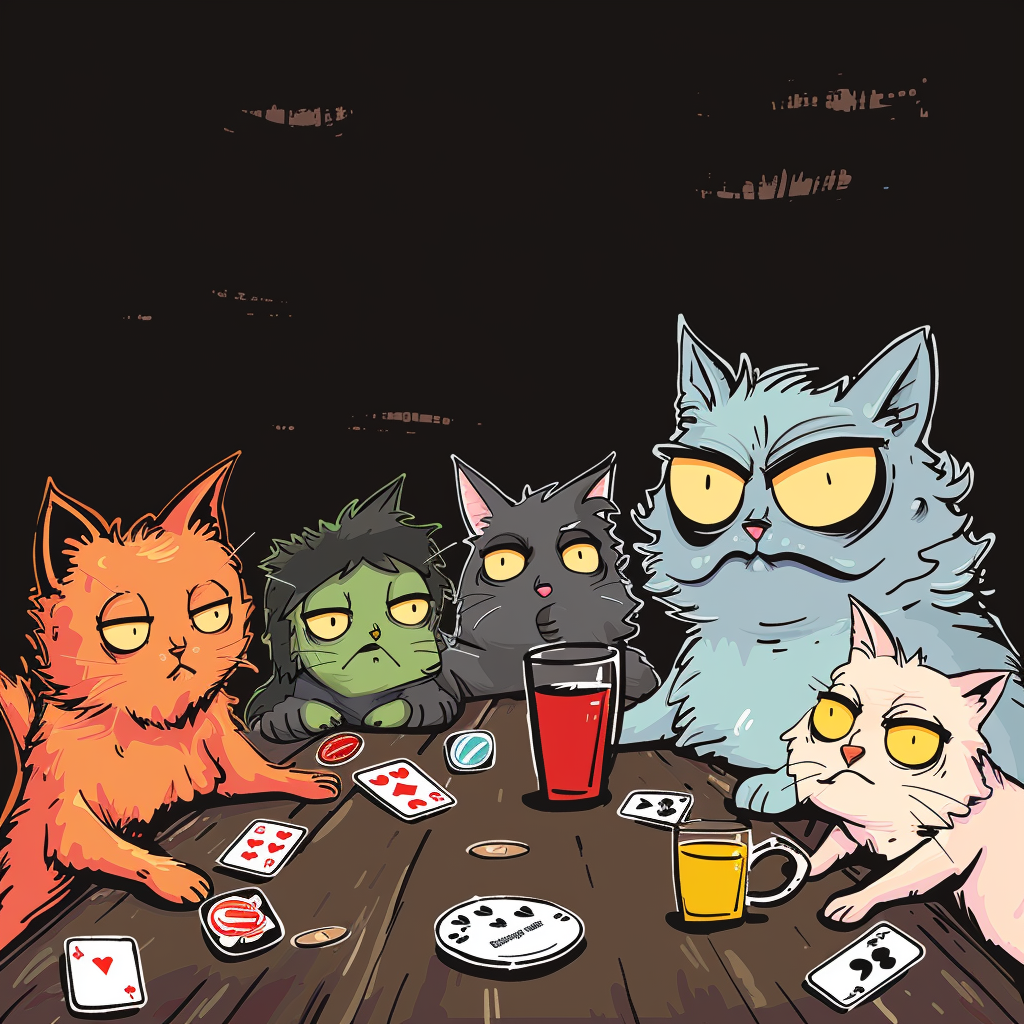 Cartoon Exploding Kittens NFT Characters