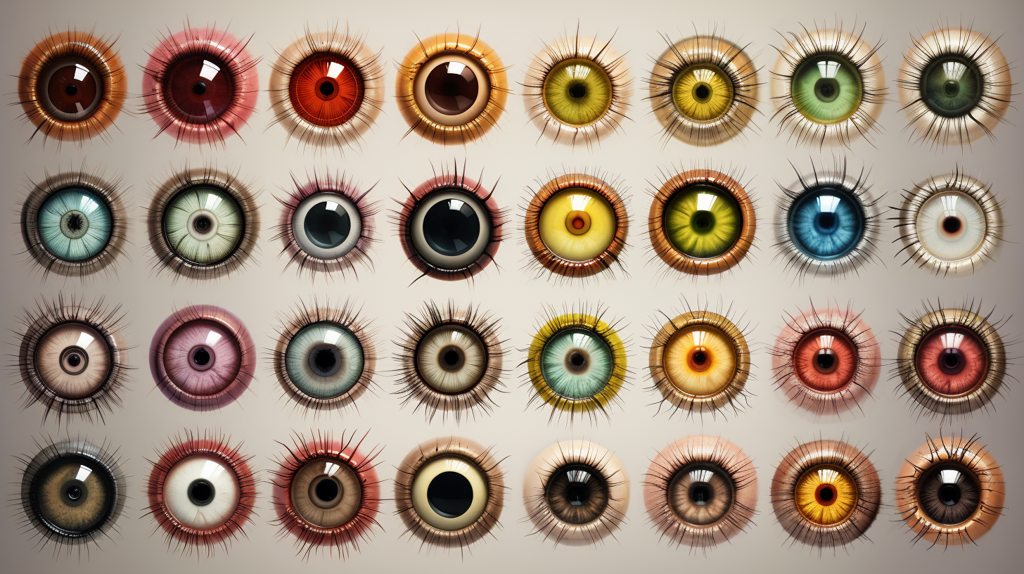 Various Natural Eye Colors
