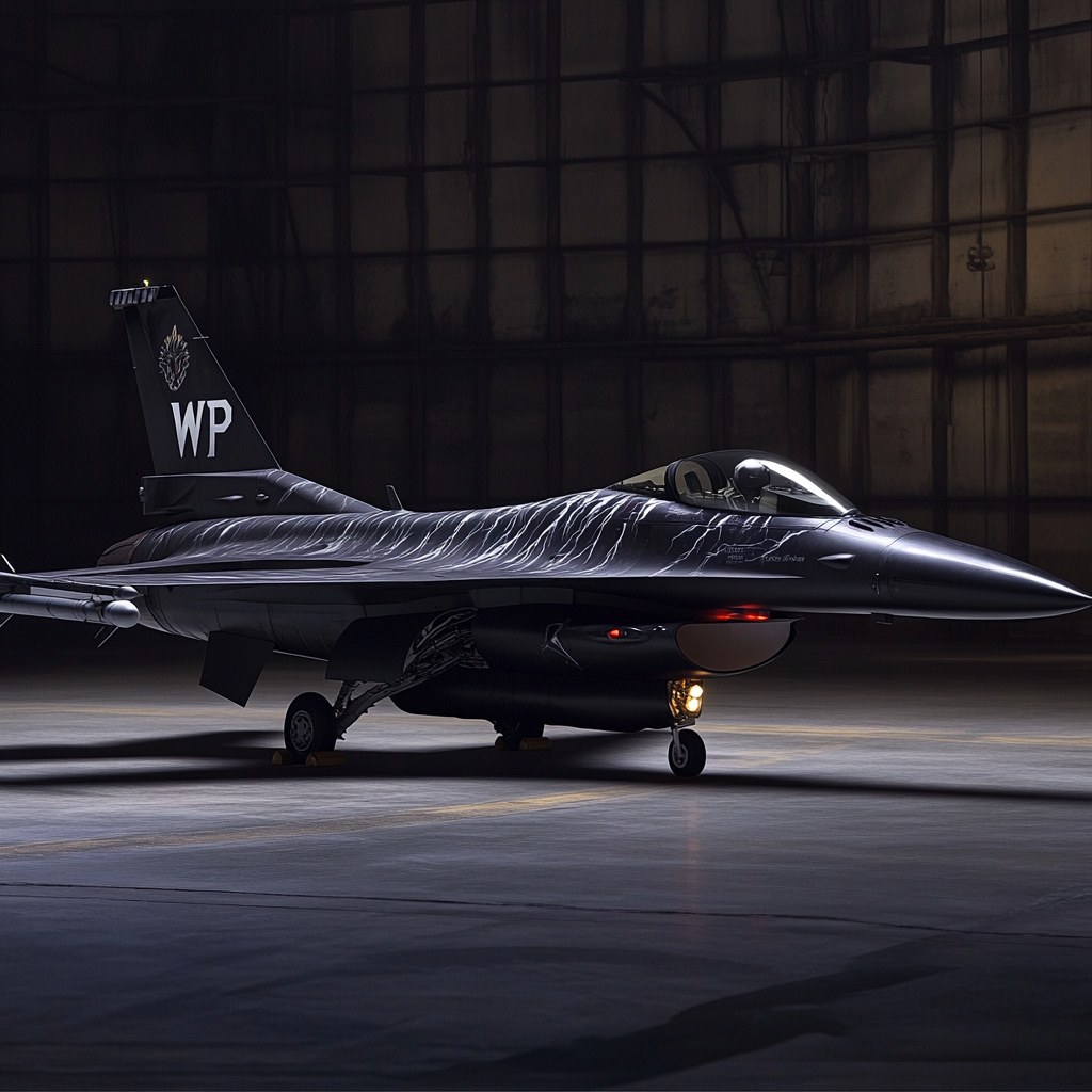 Custom Black Wolf F16 Jet