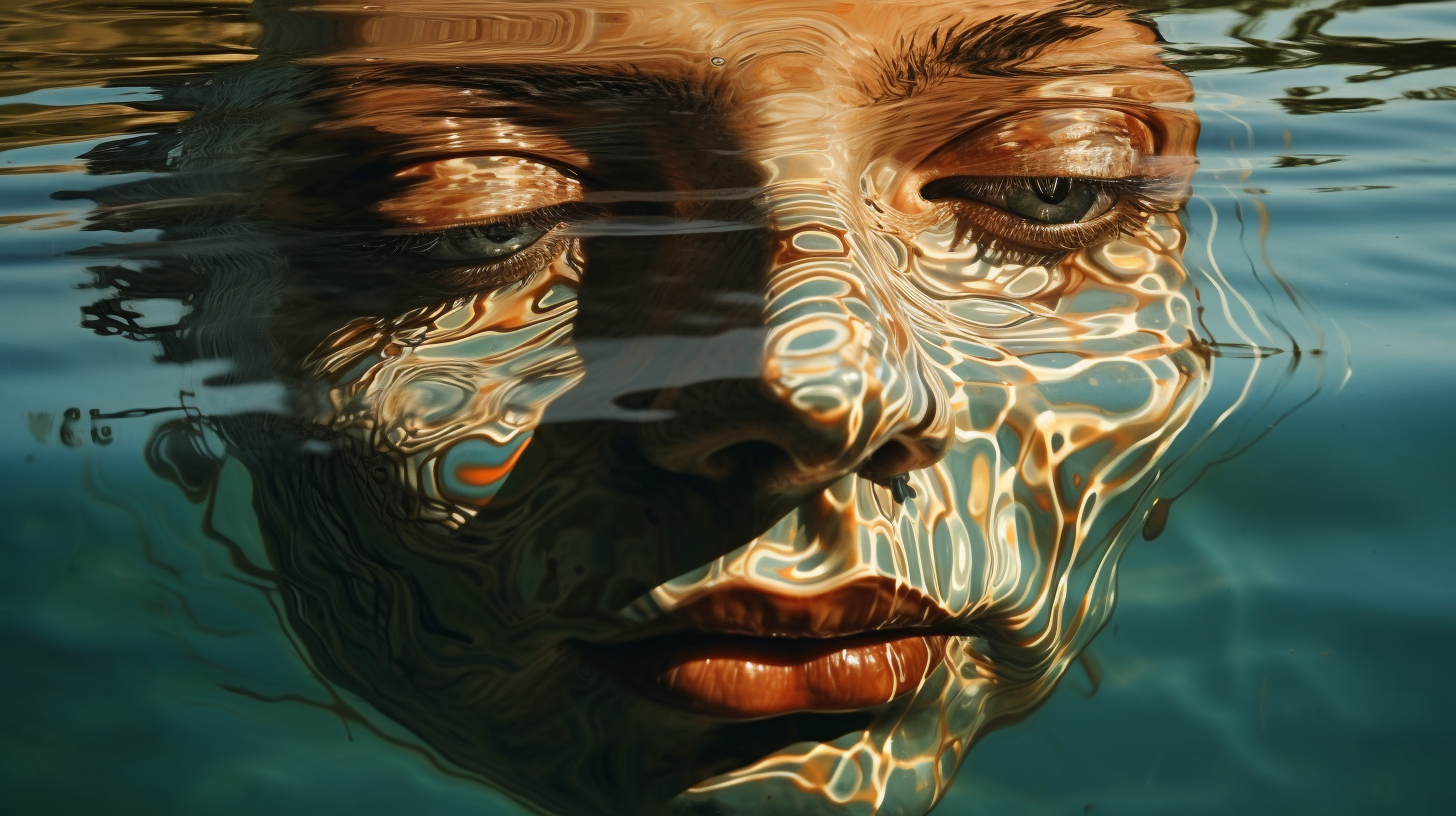 Surrealistic artwork reveals hidden meanings underwater