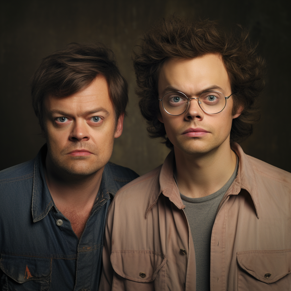 Rainn Wilson Harry Styles face mash