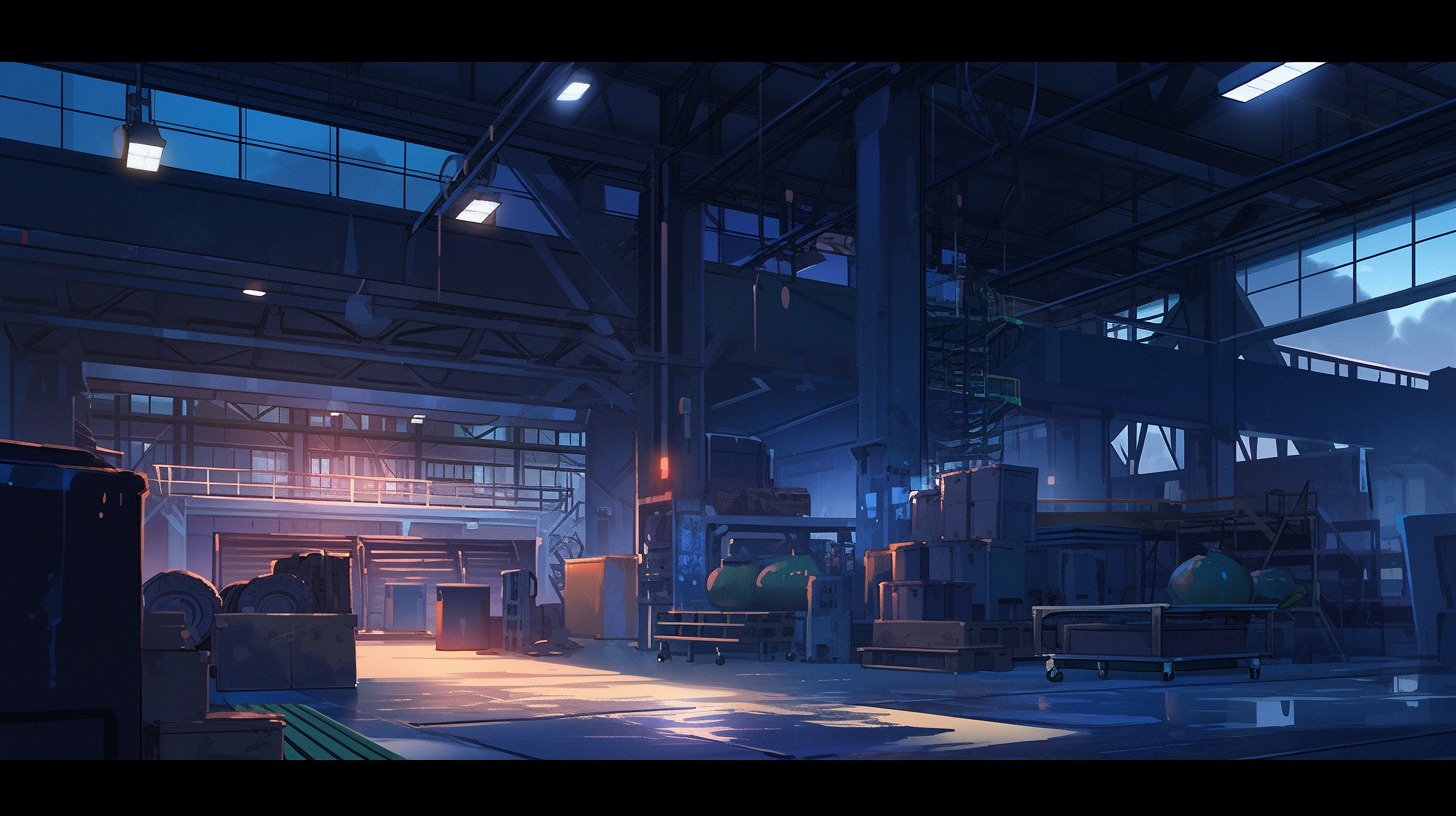 Factory at Night