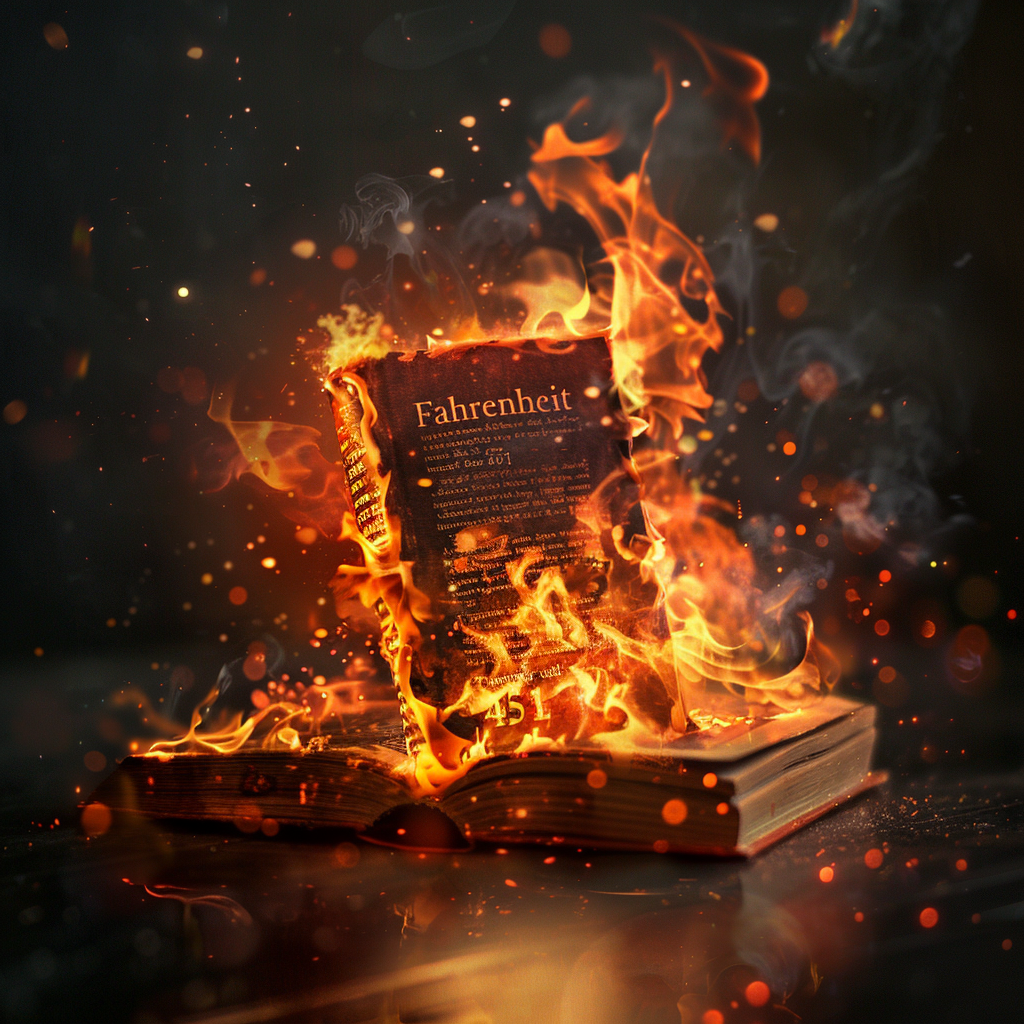 Fahrenheit 451 Book Cover