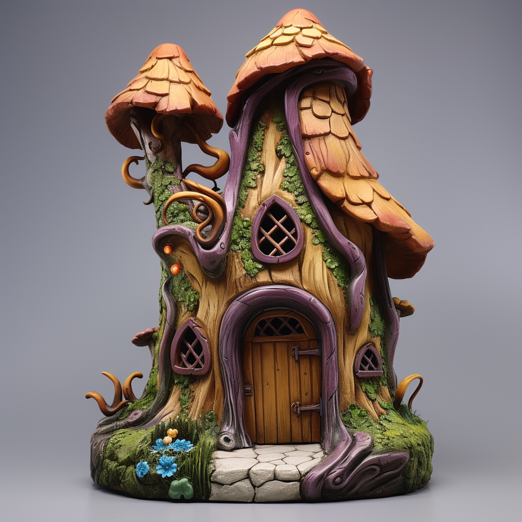 Fairy house in front view